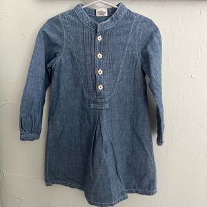Denim Blue Kids Casual Dress